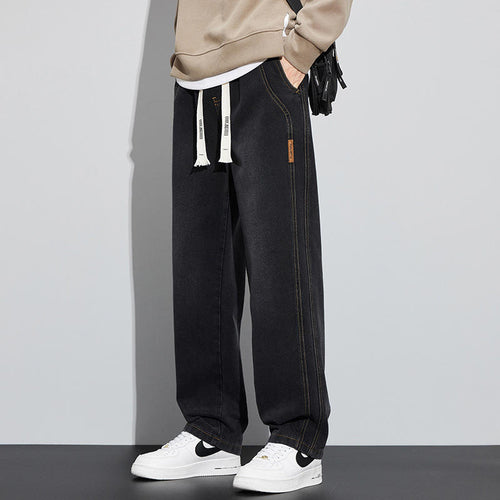 Archive Straight Denim in Washed Black